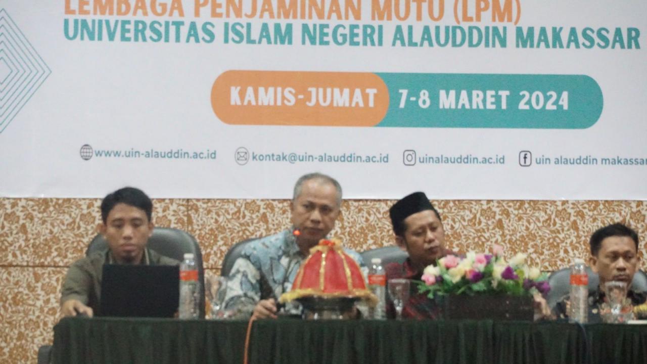 LPM UIN Alauddin Makassar Penyamaan Persepsi Penilaian Beban Kerja