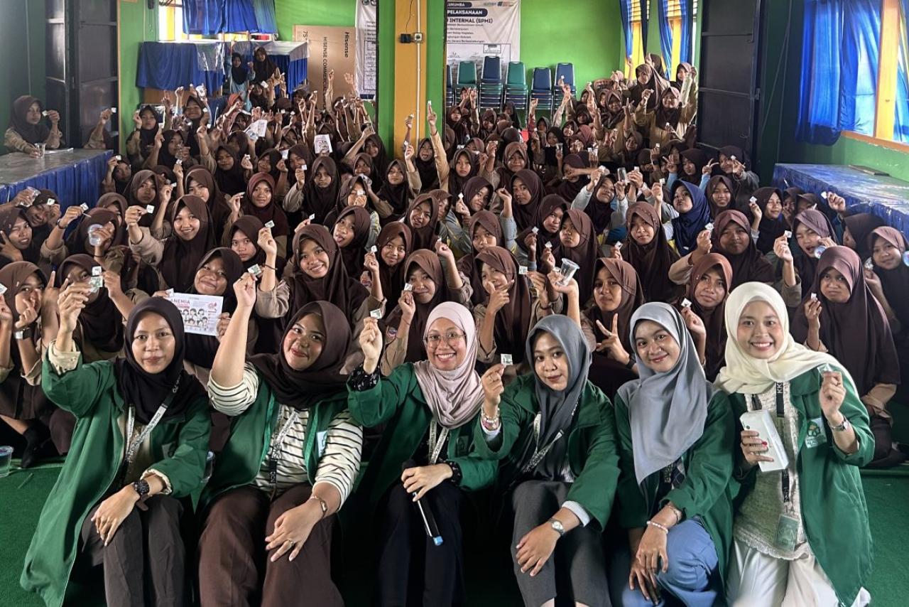 Gambar KKN UIN Alauddin Edukasi Remaja Putri di Bulukumba tentang Pencegahan Anemia