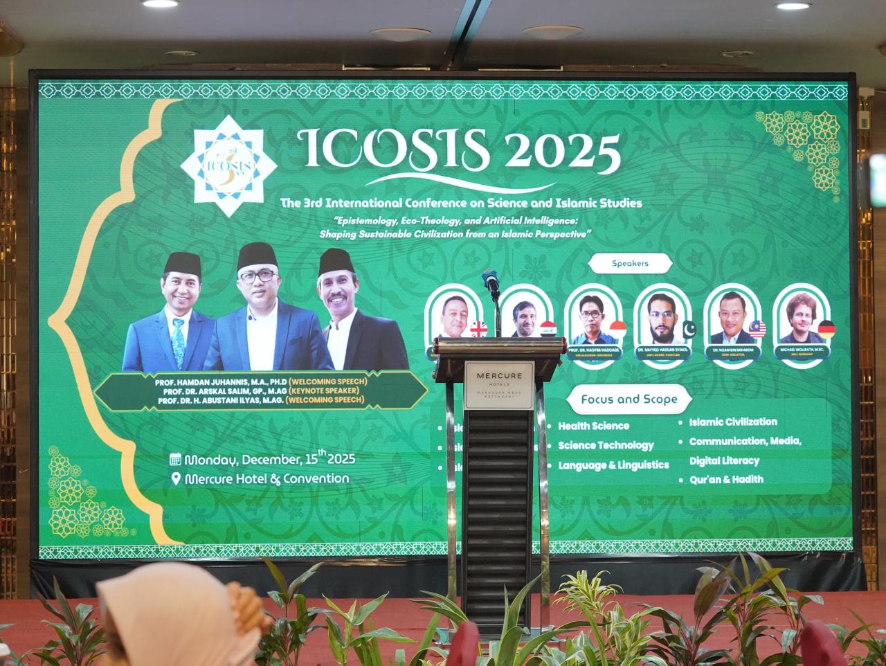 Gambar Angkat Epistemologi, Ekoteologi, dan AI, ICOSIS ke-3 UIN Alauddin Bahas Peradaban Berkelanjutan