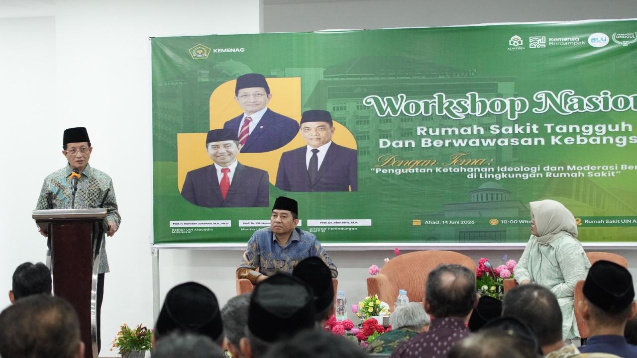 Gambar Kunjungi RS UIN Alauddin, Menteri Agama RI Berikan Kuliah Umum Penguatan Nilai Kebangsaan