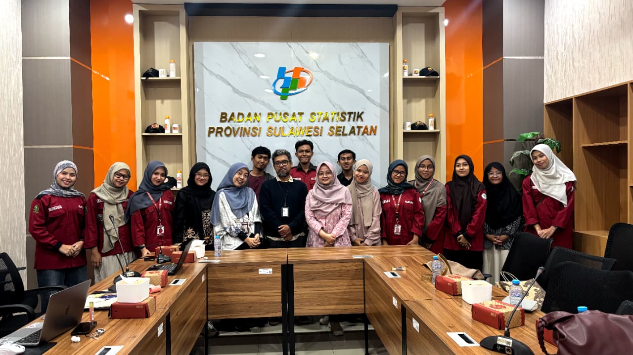 Gambar UKM RITMA UIN Alauddin Kunjungi BPS Sulsel, Perkuat Literasi Data Mahasiswa