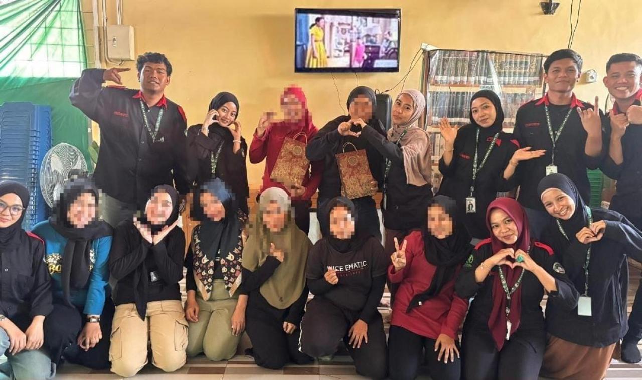 Gambar Lewat Film Na Willa, Mahasiswa BPI UIN Alauddin Edukasi Parenting di Lapas