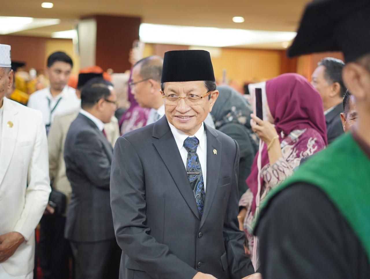 Gambar Menteri Agama RI Dorong Guru Besar UIN Alauddin Jadi Produsen Ilmu Pengetahuan di Tengah Umat