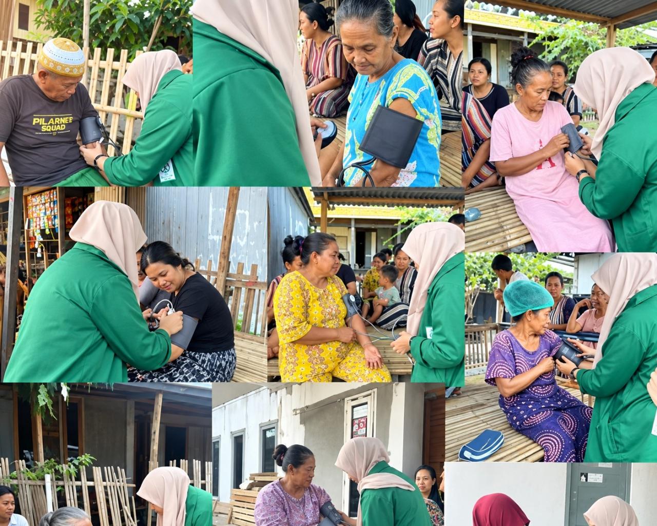 Gambar KKN 79 UIN Alauddin Gelar Skrining Hipertensi bagi Warga Bontomarannu Takalar