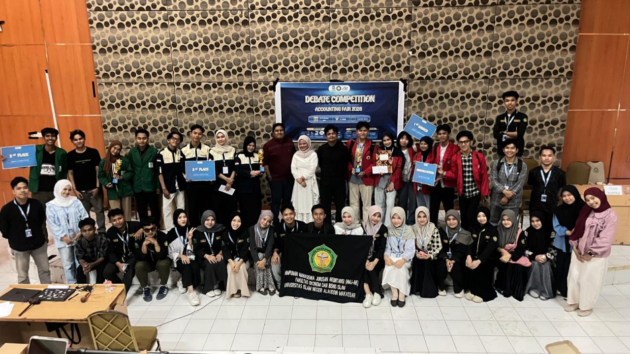 Gambar HMJ Akuntasi UIN Alauddin Gelar Debat Accounting Fair 2026, Uji Gagasan Akuntansi Hijau