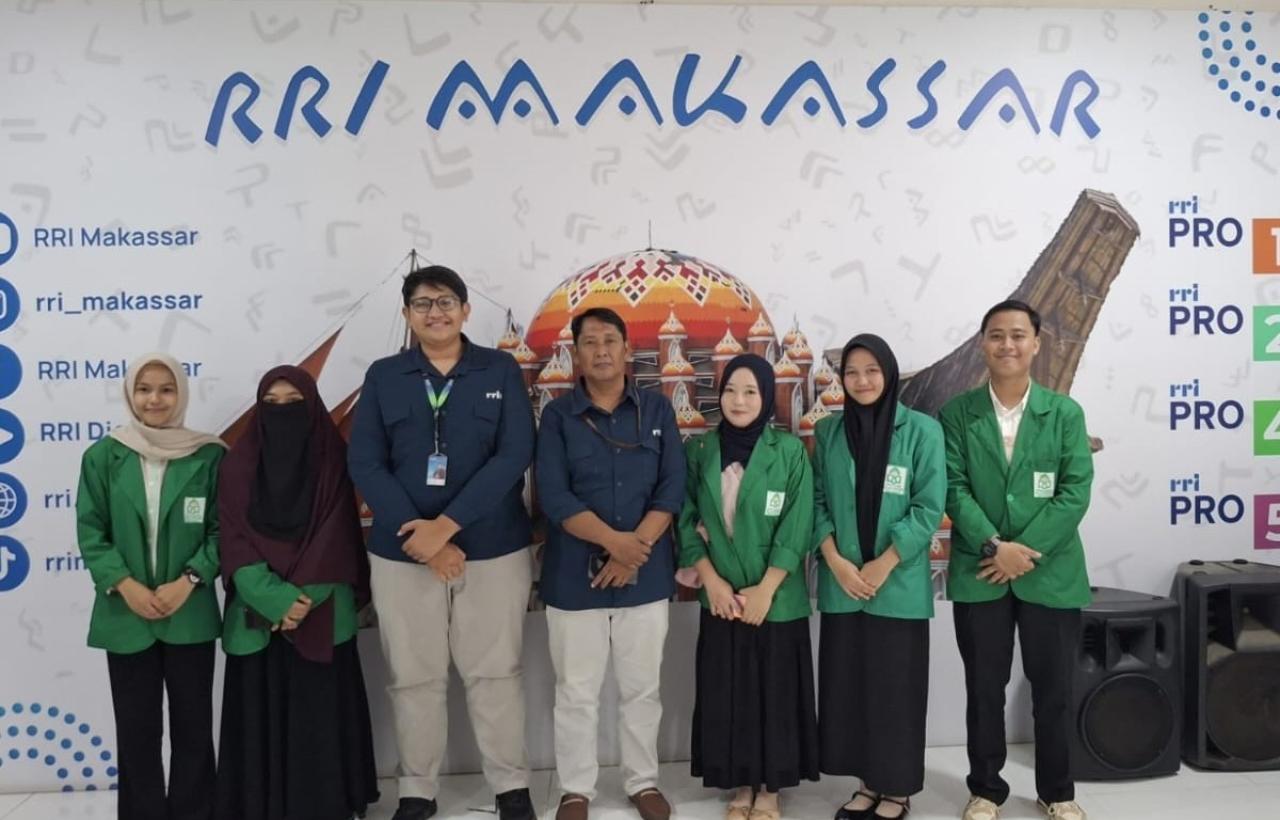 Gambar Mahasiswa Ilmu Komunikasi UIN Alauddin Dalami Praktik Kehumasan di RRI Makassar