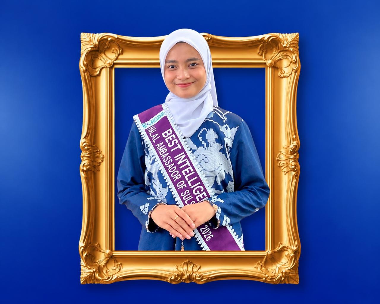 Gambar Mahasiswi Prodi Ekonomi Islam UIN Alauddin Raih Best Intelligence Halal Ambassador Sulsel 2026