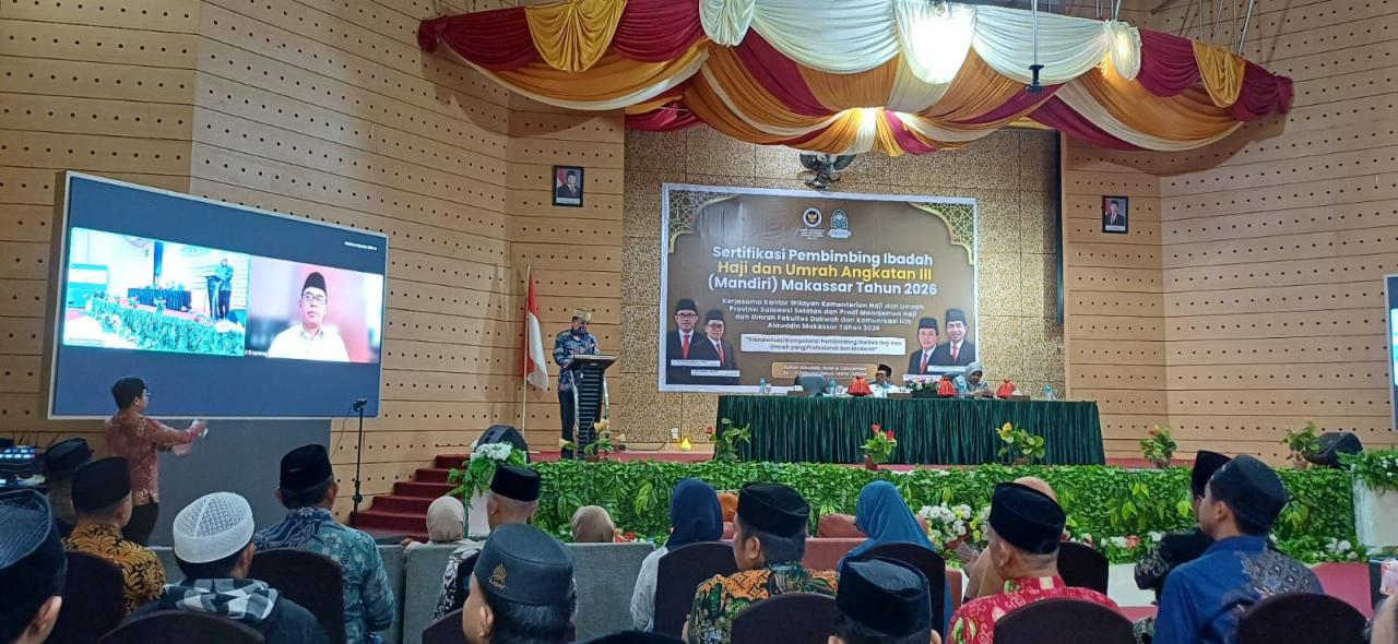 Gambar FDK UIN Alauddin Selenggarakan SPIHU Angkatan III, Dirjen Bina PHU Beri Apresiasi Rekor Nasional