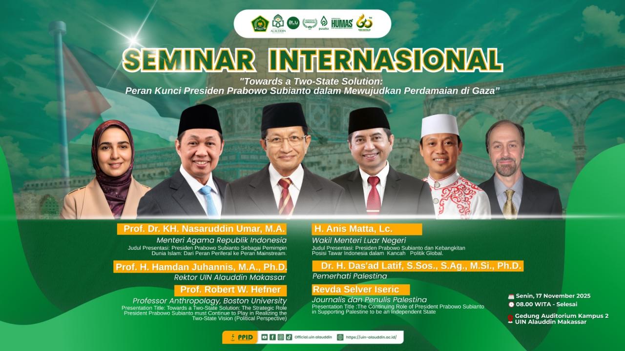 Gambar UIN Alauddin Matangkan Persiapan Seminar Internasional Bertema Perdamaian Gaza