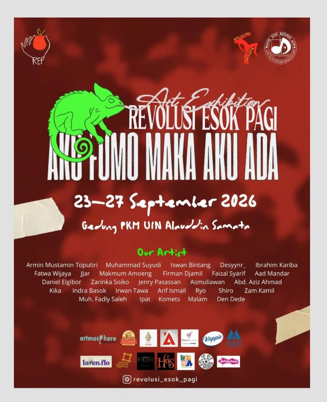 Gambar Revolusi Esok Pagi Hadir di UIN Alauddin, Bawa “Aku Fomo Maka Aku Ada”
