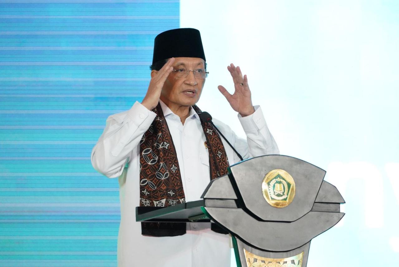 Gambar Isra Mikraj 1447 H, Menag Ajak Umat Peduli Alam dan Sosial melalui Nilai Salat