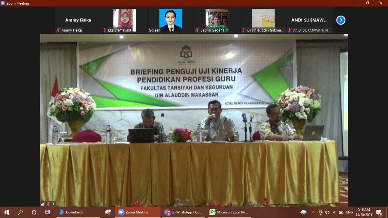 Gambar Dekan FTK UIN Alauddin Warning Penguji Ukin Soal Pemberian Nilai Mahasiswa PPG
