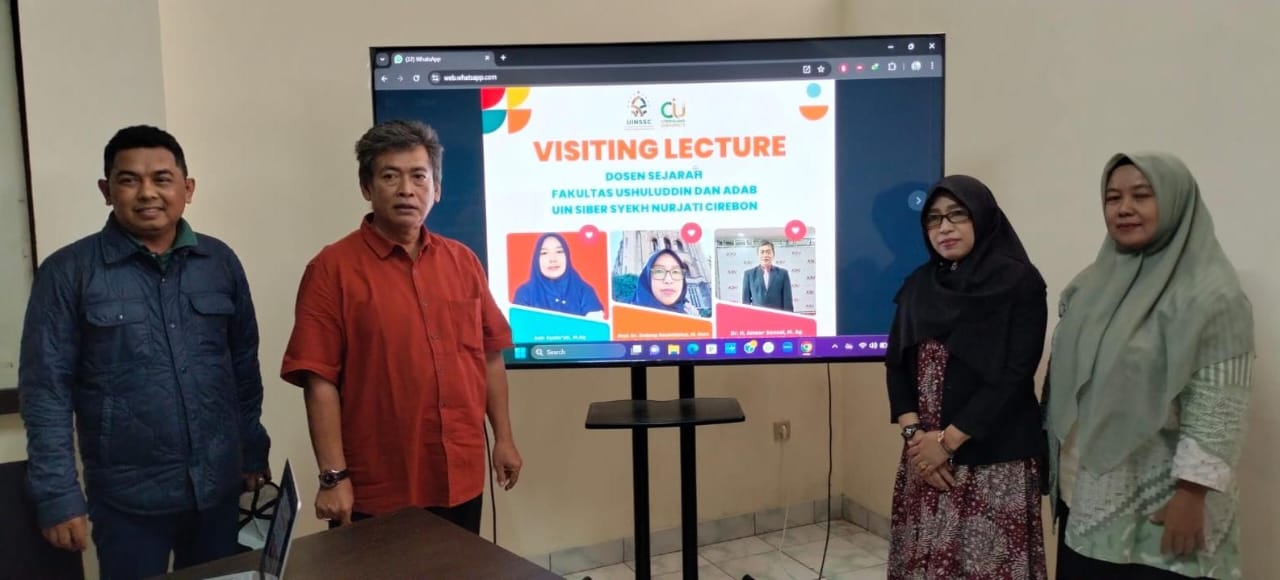 Dosen BSA, Prof Muhammad Yusuf Adakan Visiting Lecturer di UIN Siber Syekh Nurjati Cirebon