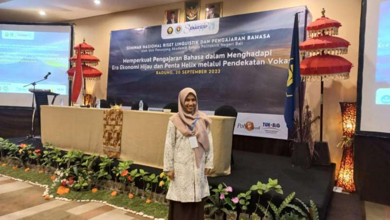 Gambar Dosen PBI UIN Alauddin Presentasi Hasil Penelitian di Seminar Nasional Bali