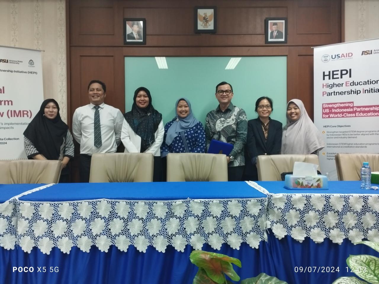 Gambar FST Menerima Kunjungan USAID HEPI Arizona State University