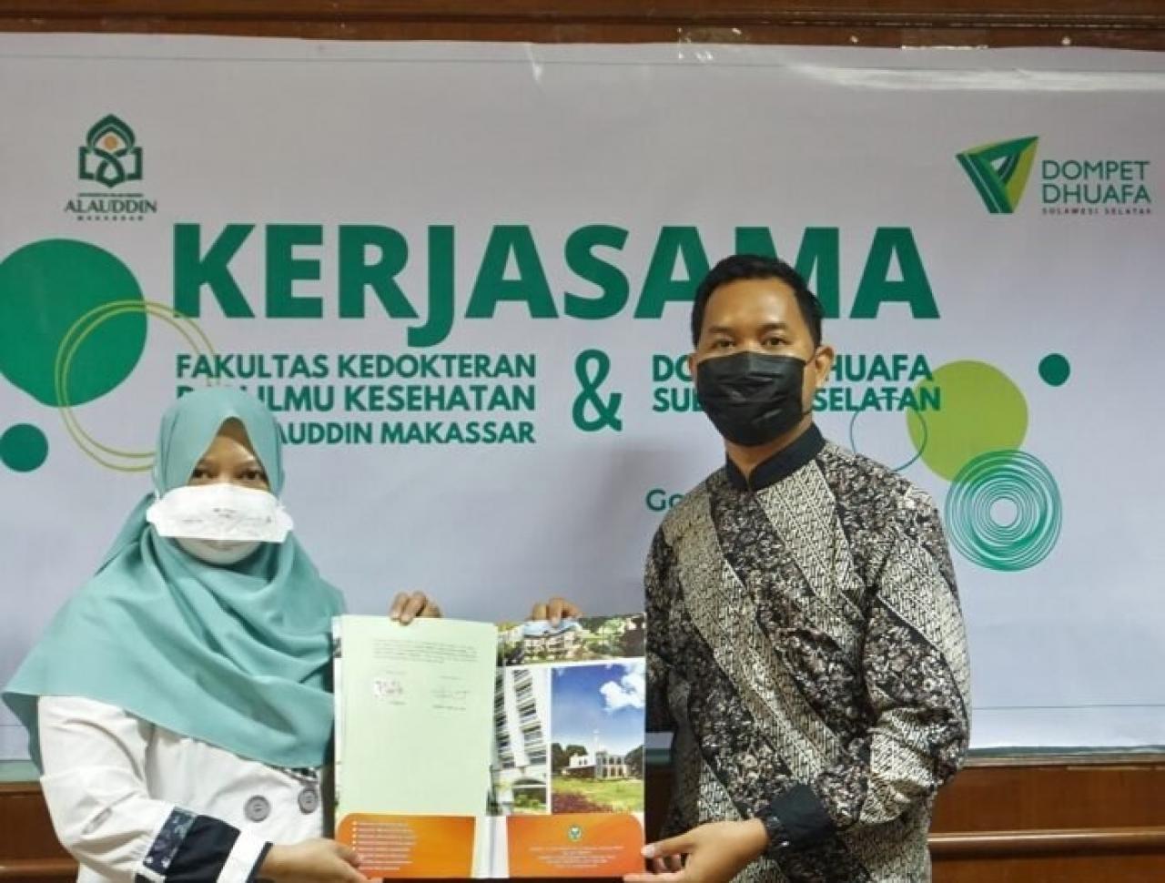 Gambar FKIK UIN Alauddin Makassar Jalin Kerjasama dengan Dompet Dhuafa Sulsel