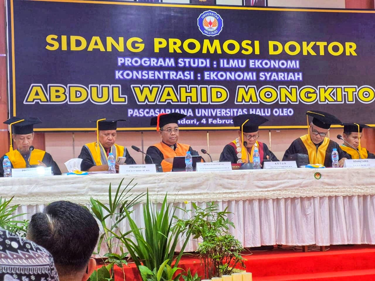 Guru Besar UIN Alauddin Jadi Penguji Eksternal Disertasi di Universitas Halu Oleo