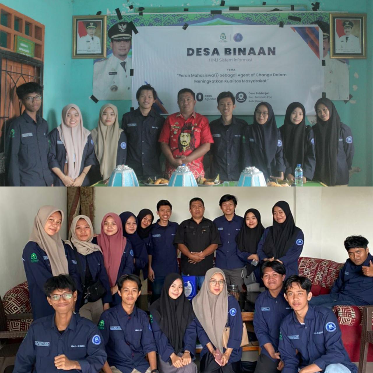 HMJ SI UIN Alauddin Tingkatkan Kualitas Masyarakat Melalui Program Desa Binaan