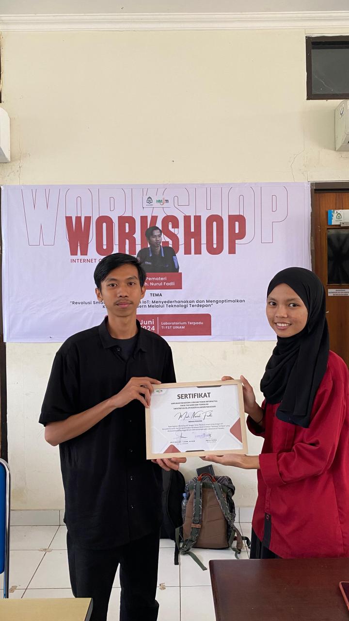 Gambar HMJ TI Adakan Workshop Internet of Things
