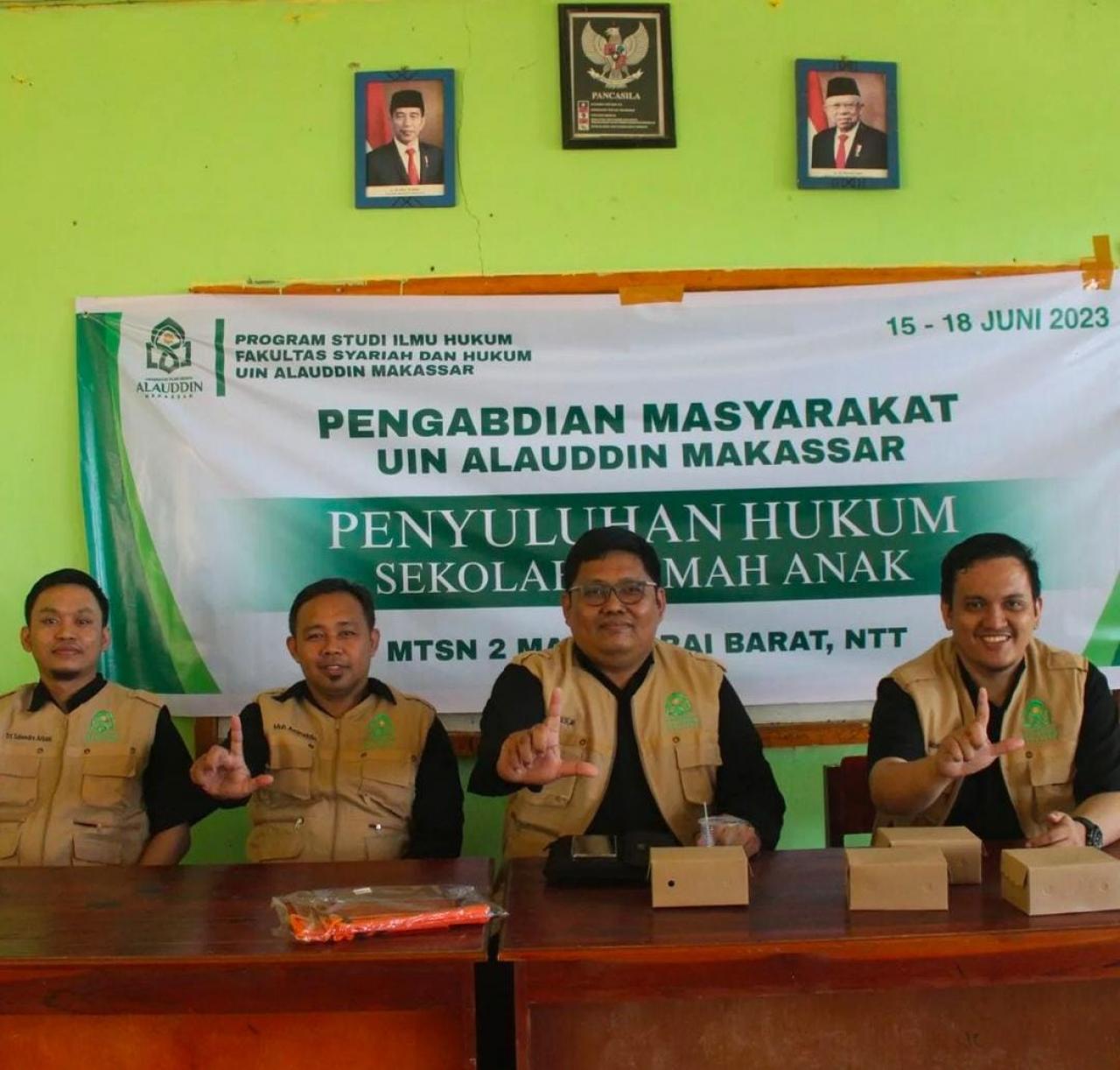 Gambar Ilmu Hukum UIN Alauddin Penyuluhan Hukum Sekolah Ramah Anak di Labuan Bajo NTT