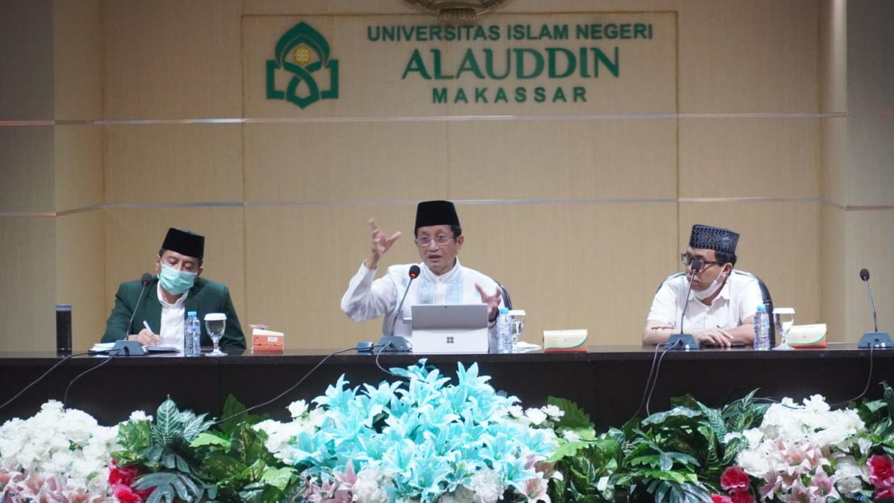 Gambar Imam Besar Masjid Istiqlal Kunjungi UIN Alauddin