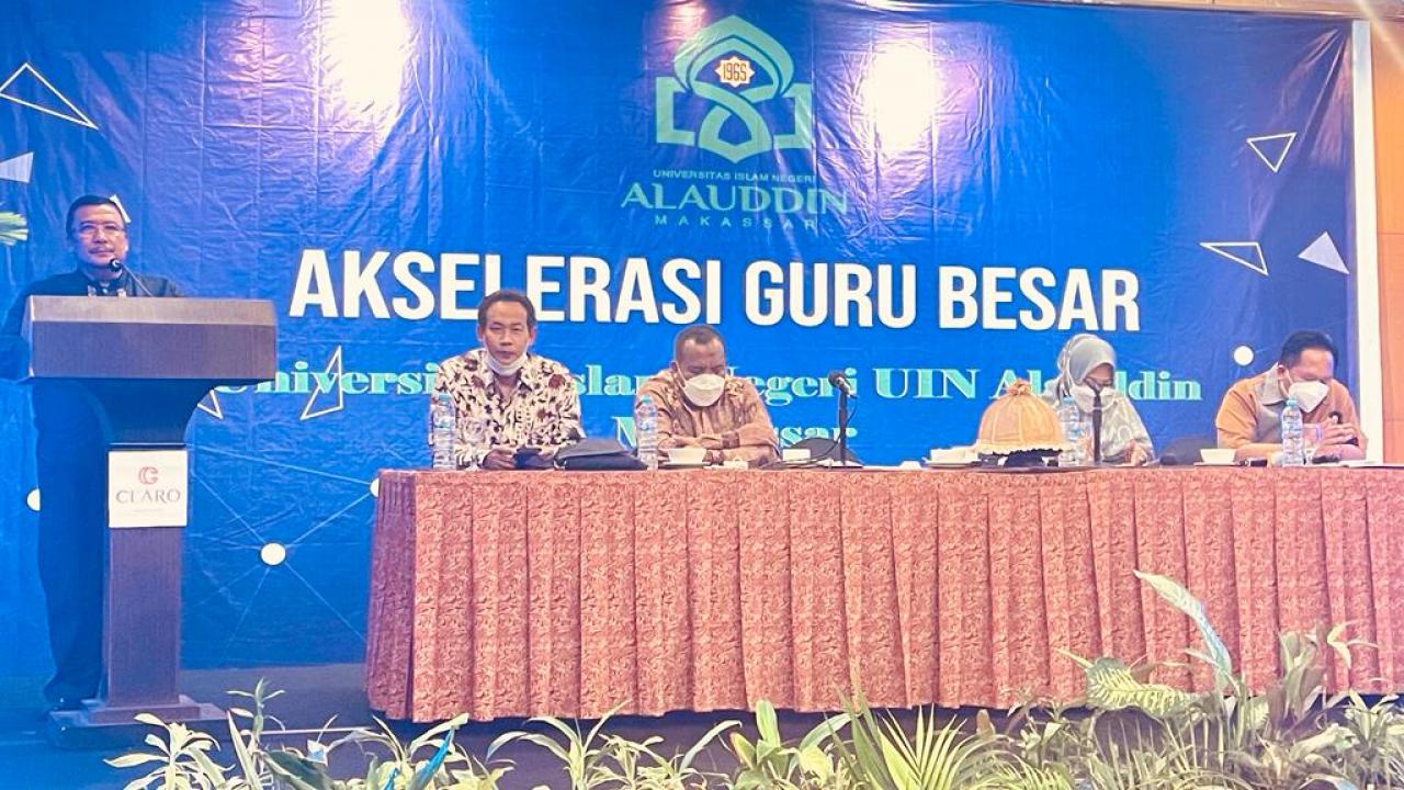 Gambar Implementasi Pancacita Rektor, 135 Dosen UIN Alauddin Ikuti Akselerasi Guru Besar Berbasis Prodi