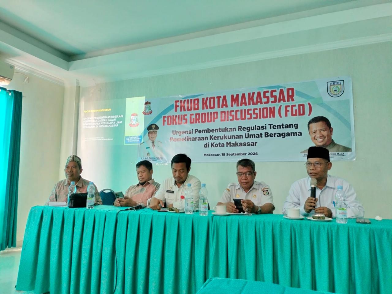 Gambar Jadi Narasumber FGD FKUB, Kaswad Dorong Regulasi Pemeliharaan Kerukunan Umat Beragama di Makassar