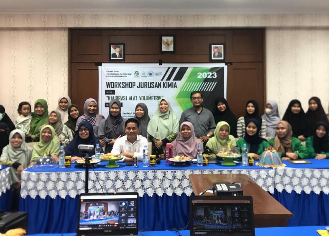 Gambar Jurusan Kimia UIN Alauddin Gandeng HMJ Kimia Gelar Workshop Kalibrasi Alat Volumetrik