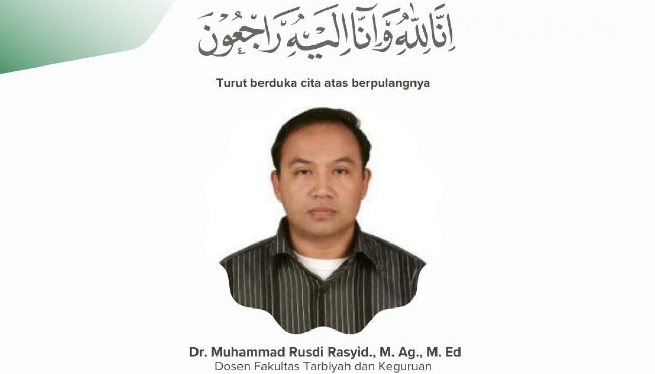 Kabar Duka! Dosen FTK UIN Alauddin Makassar, Muhammad Rusydi Wafat