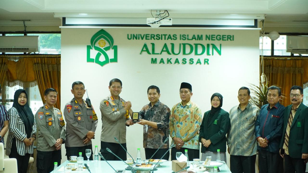 Kapolrestabes Makassar Kunjungi UIN Alauddin, Bahas Sinergi, Keamanan, dan Budaya Dam