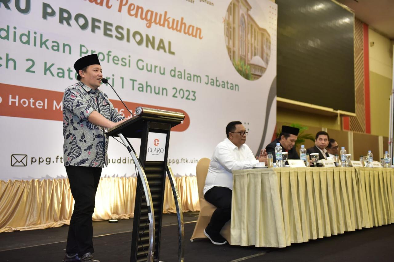Gambar Kemenag Bersama UIN Alauddin Makassar Cetak Guru Profesional untuk Indonesia Emas