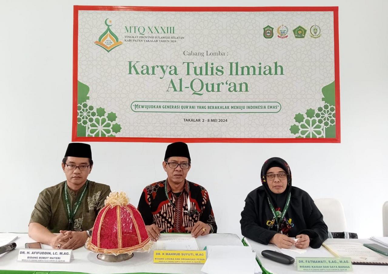 Gambar Kiai Afifuddin, Dosen UIN Makassar Itu Jadi Juri MTQ XXXlll Sulsel di Takalar