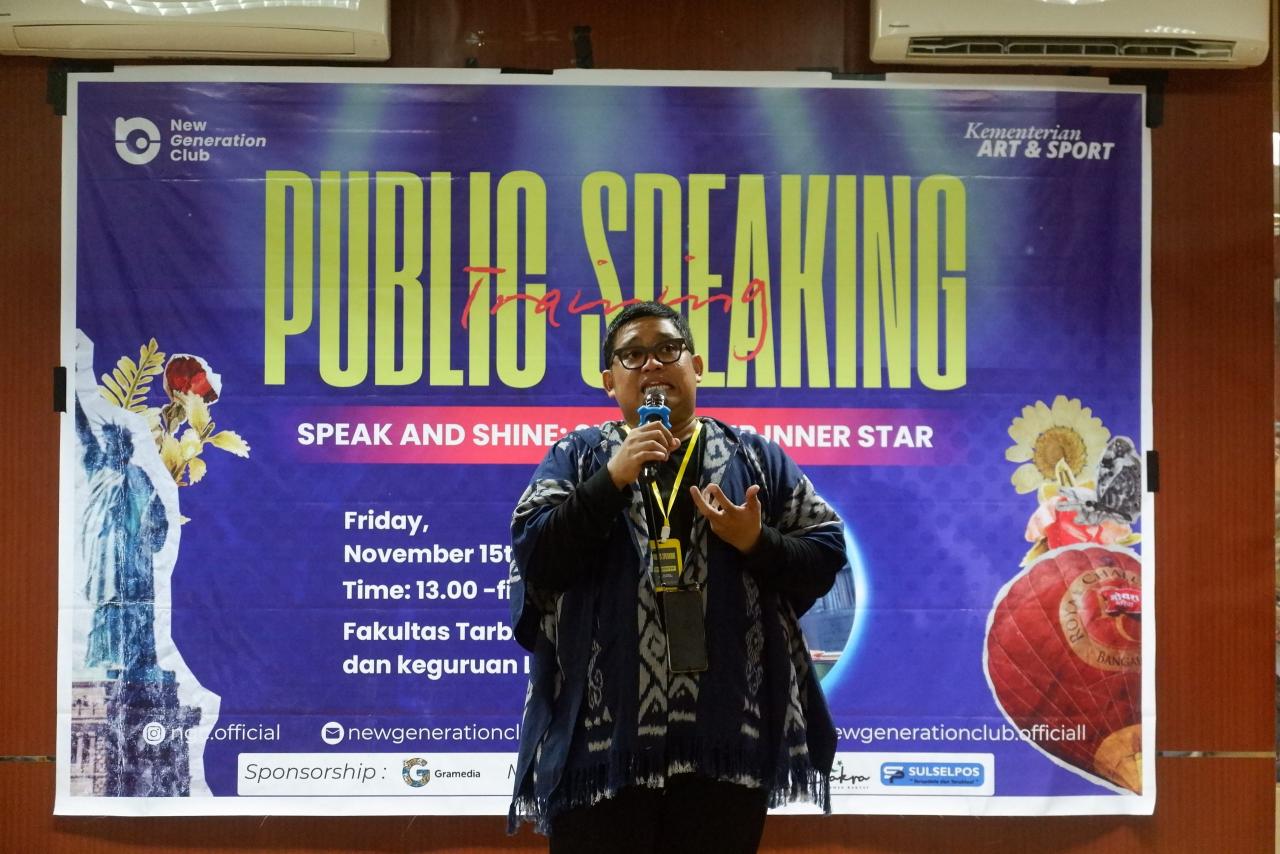 Gambar Komunitas NGC Wadahi Mahasiswa Melalui Pelatihan Publik Speaking