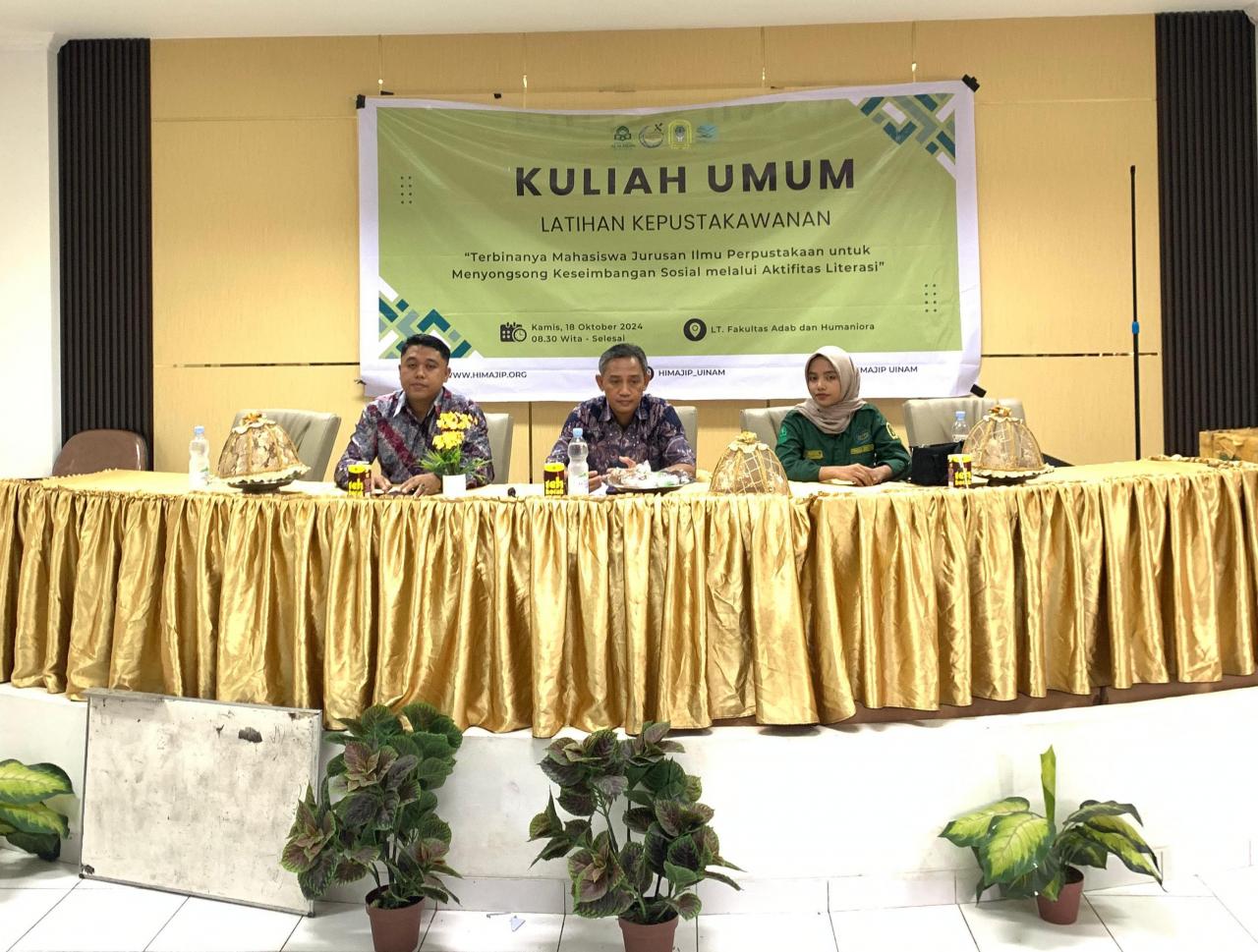 Gambar Kuliah Umum HMJ Ilmu Perpustakaan Dorong Mahasiswa Berperan dalam Memajukan Literasi