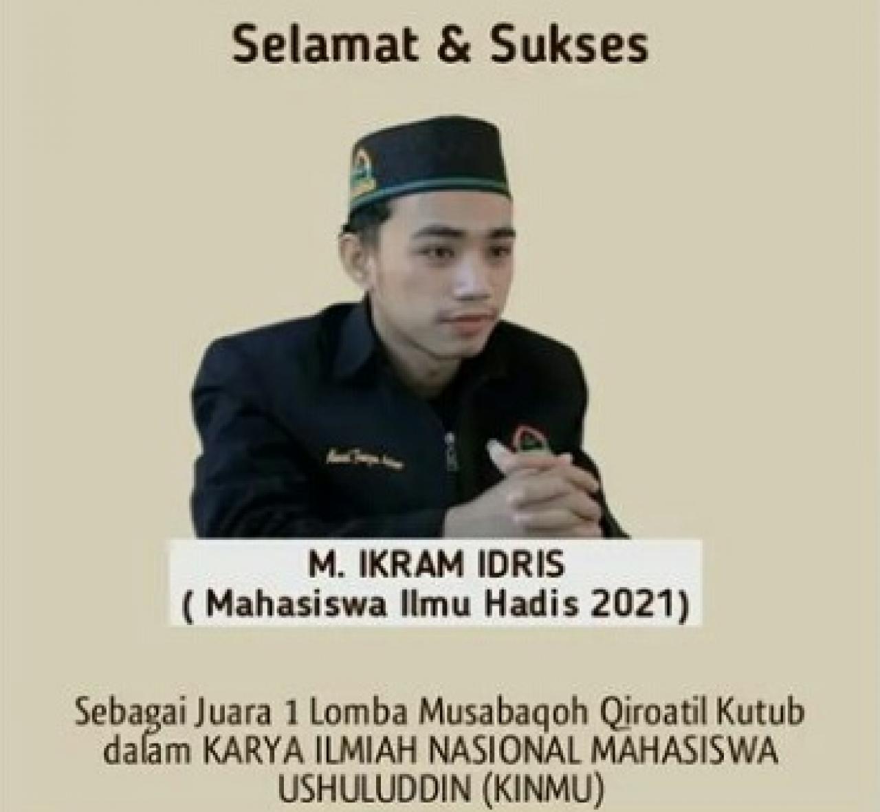 Gambar Mahasiswa Ilmu Hadis UIN Alauddin Juara I MQK KINMU di UIN Raden Fatah Palembang