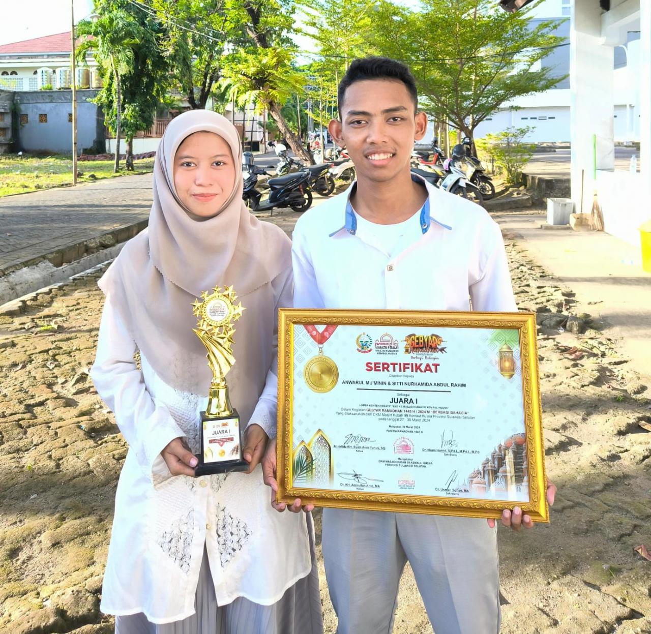 Mahasiswa Keperawatan Raih Penghargaan Dari Gubernur Sulsel Sebagai Juara 1 Lomba Konten Ayo Ke Mesj