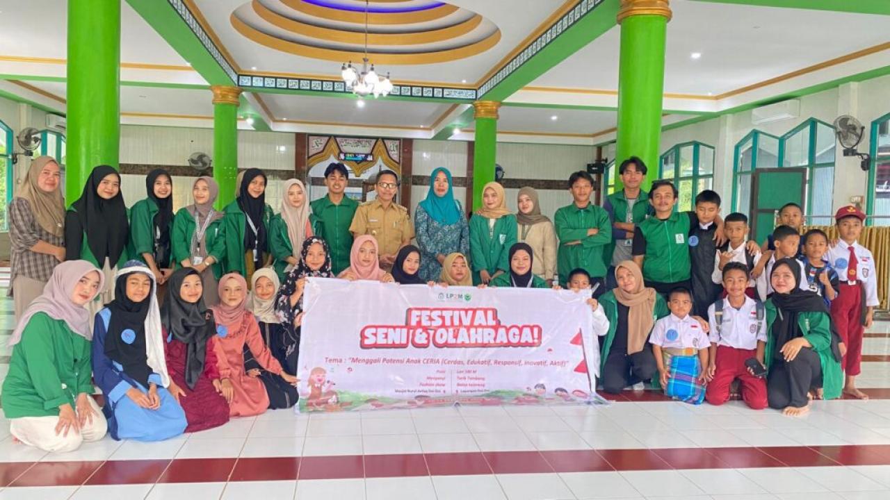 Mahasiswa KKN Angkatan 76 UIN Alauddin Gali Potensi Anak Melalui Festival Seni dan Olahraga di Barru