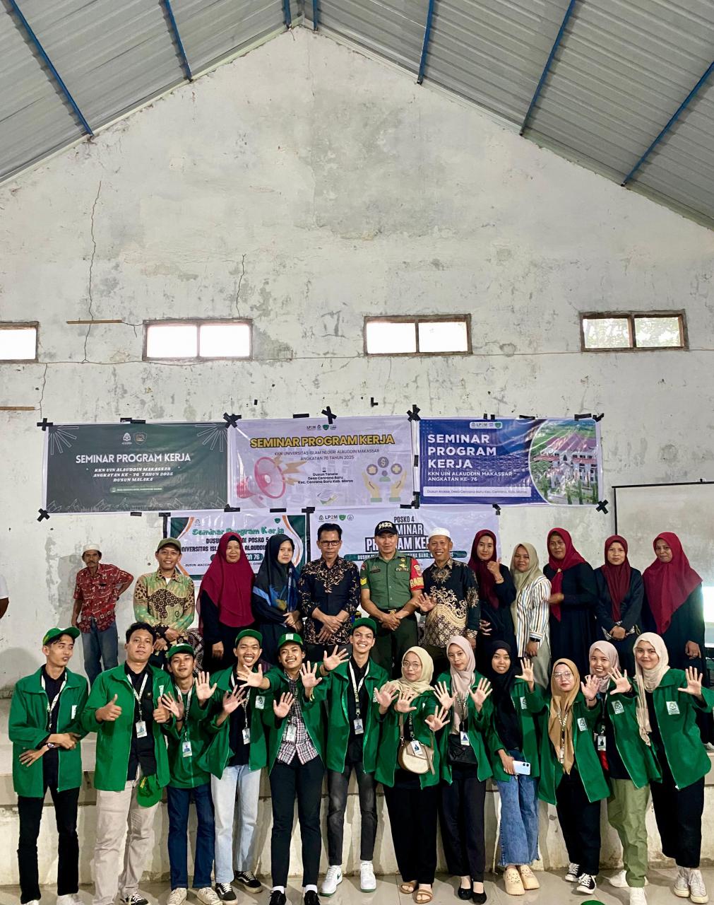 Mahasiswa KKN UIN Alauddin Angkatan 76 Gelar Seminar Proker di Desa Cenrana Baru