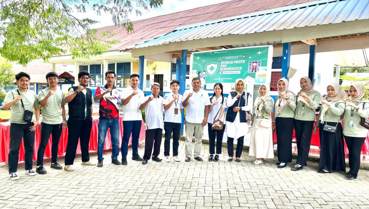 Mahasiswa KKN UINAM Edukasi Siswa SMPN 8 Mallawa Bahaya Pergaulan Bebas