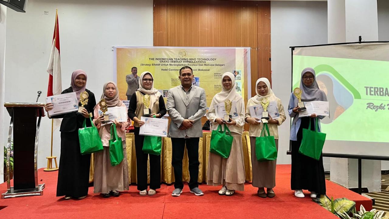 Mahasiswa MPI UIN Alauddin Raih Dua Kategori Kompetisi di Grand Seminar Hypnolearning