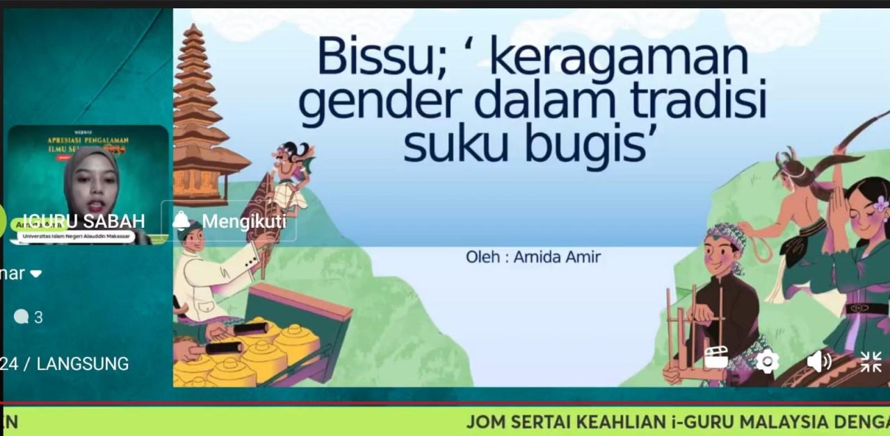 Mahasiswa SPI FAH Bahas Bissu dan Keberagaman Gender Suku Bugis di Forum iGURU, Malaysia