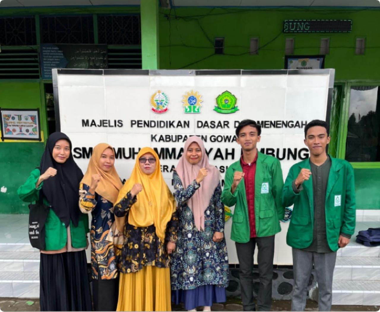 Gambar Mahasiswa SPI UIN Alauddin Bahas Sejarah di SMA Muhammadiyah Limbung