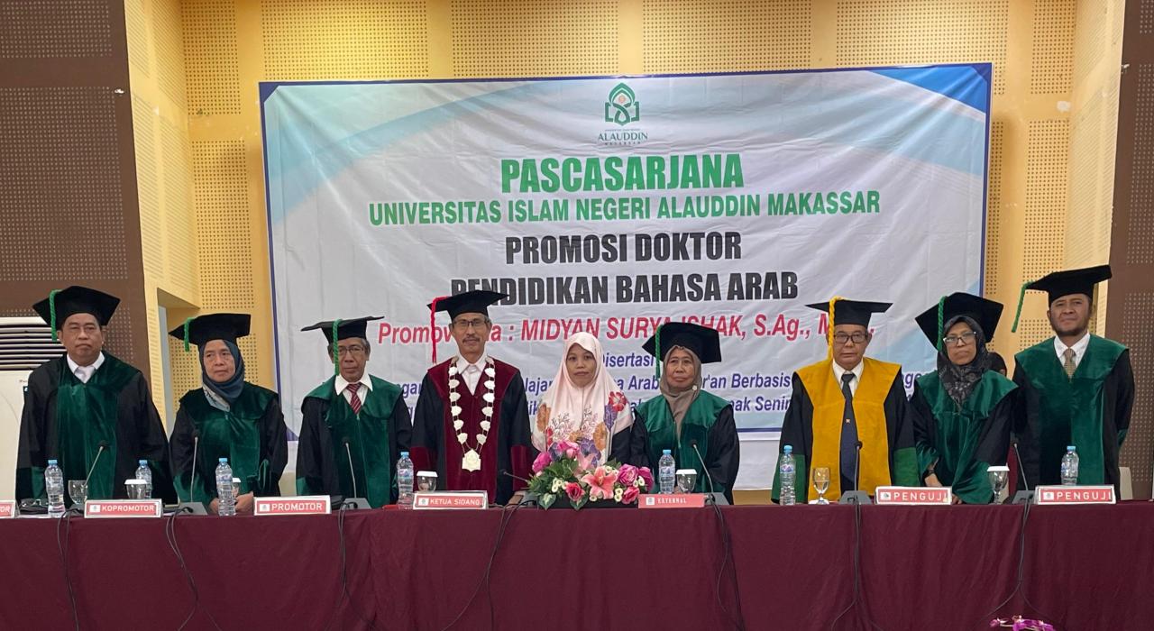 Midyan Surya Ishak Raih Gelar Doktor di UIN Alauddin Makassar