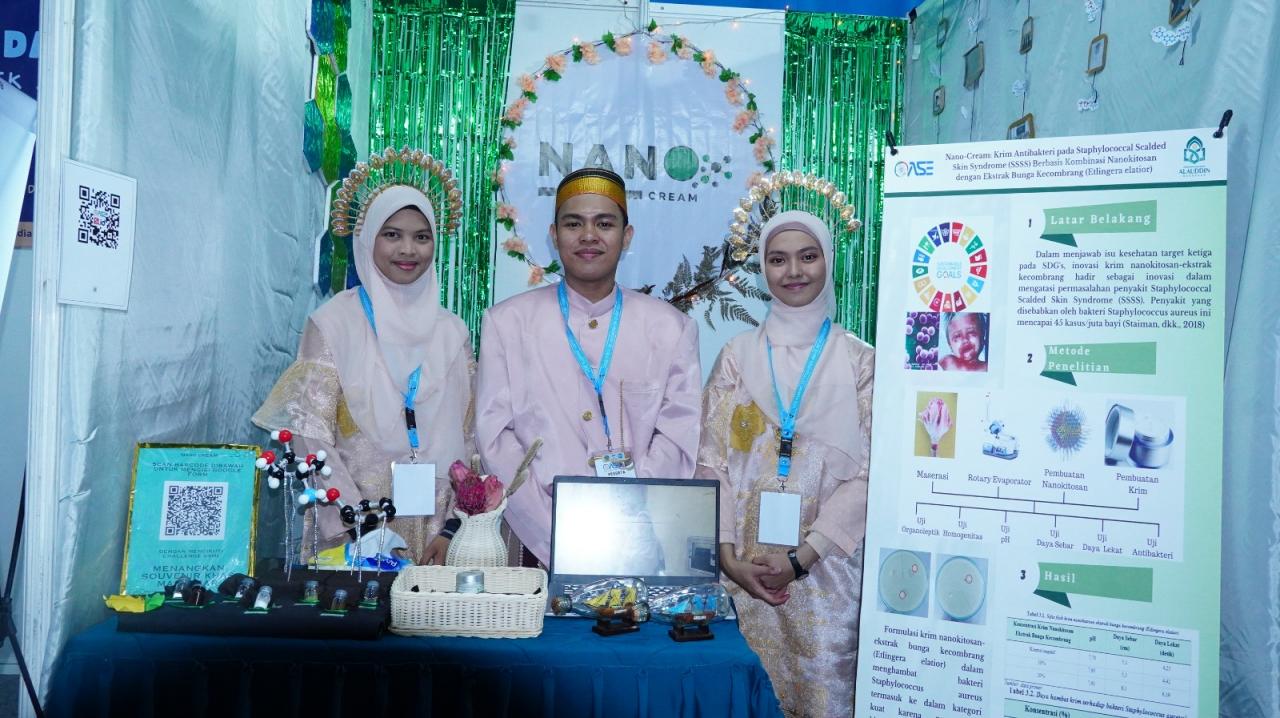 Gambar OASE II: Inovasi Nano Cream dari Ekstrak Kecombrang Produk Mahasiswa UIN Makassar