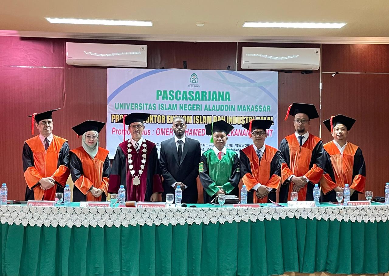 Gambar Omer Mohamed, Peraih Beasiswa yang Sukses Bergelar Doktor di UIN Alauddin Makassar
