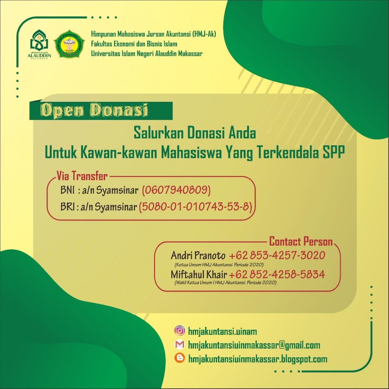 Gambar Peduli Sesama, HMJ Akuntansi Rutin Riset dan Bantu Mahasiswa