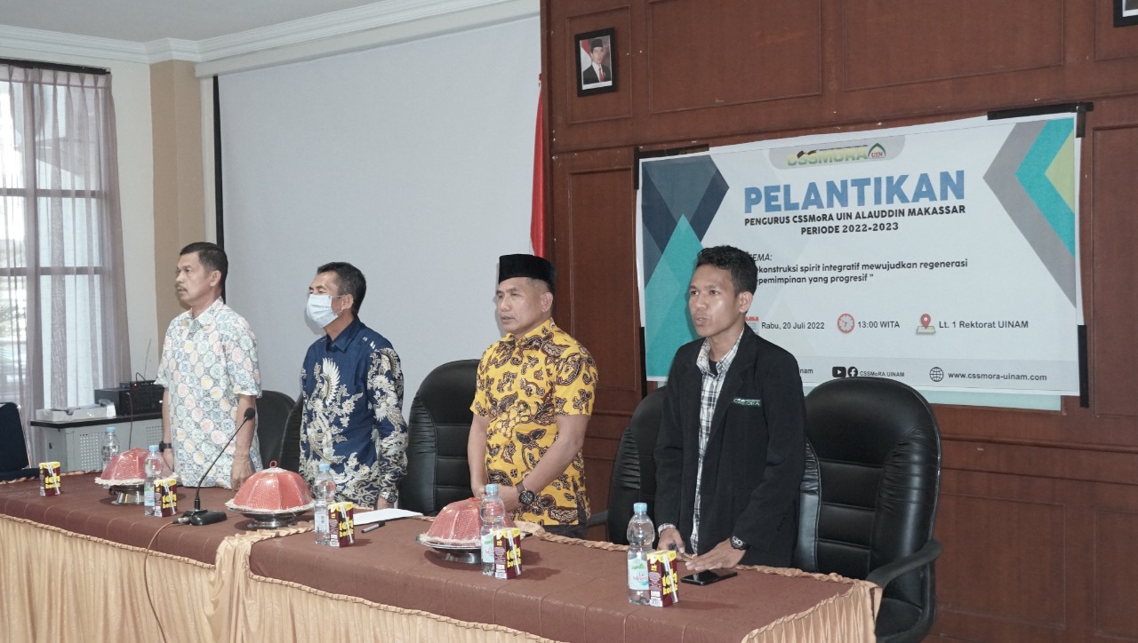 Gambar Pengurus CSSMoRA Periode 2022-2023 UIN Alauddin Makassar Resmi Dilantik