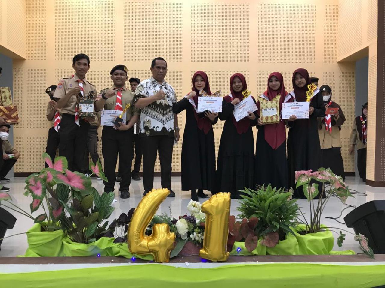 Gambar Perayaan Milad UKM Pramuka UIN Alauddin Ke-41 Singgung Generasi Bangsa dan Agama yang Berkarakter
