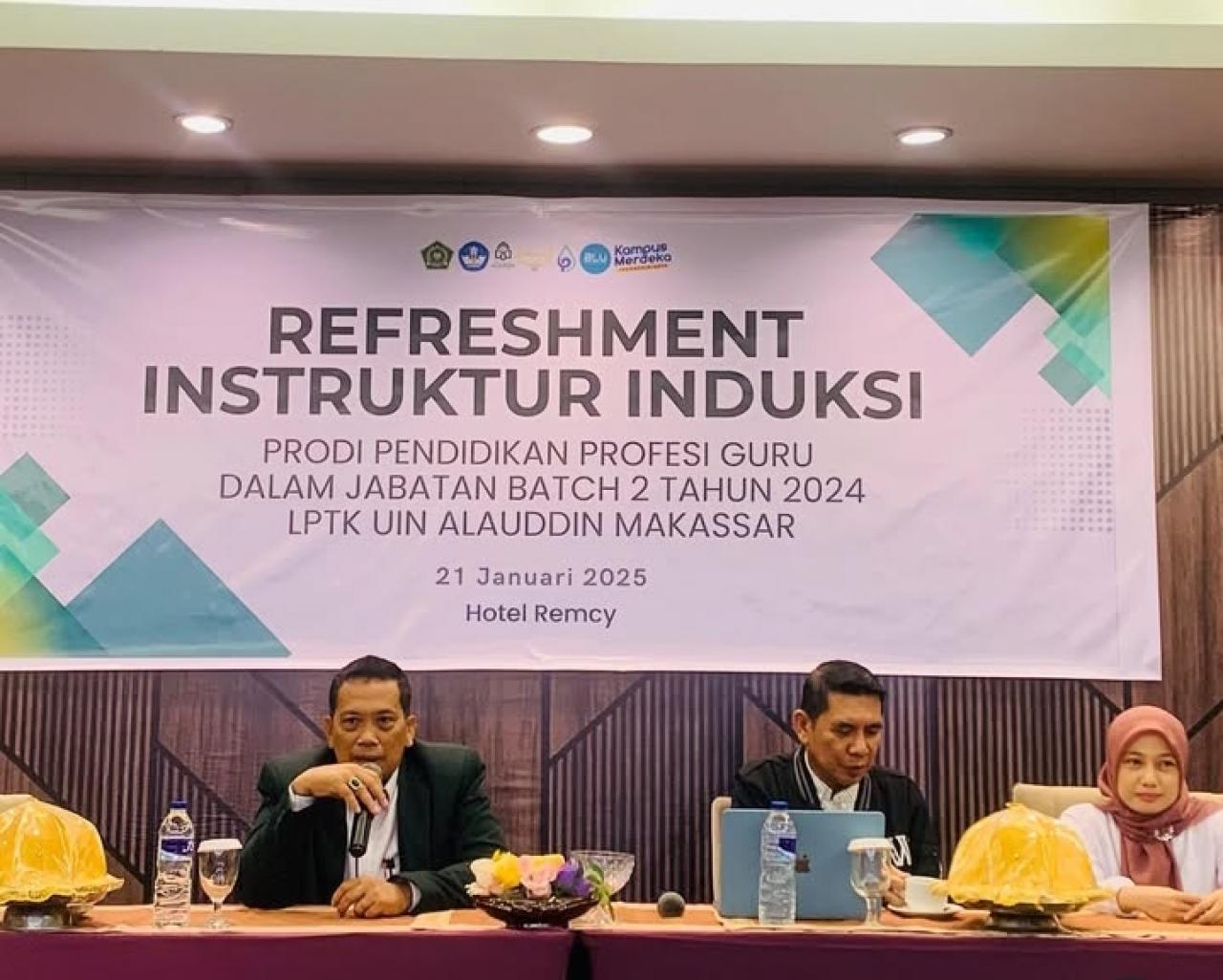 Gambar Persiapkan Instruktur, PPG UIN Alauddin Refreshment Induksi