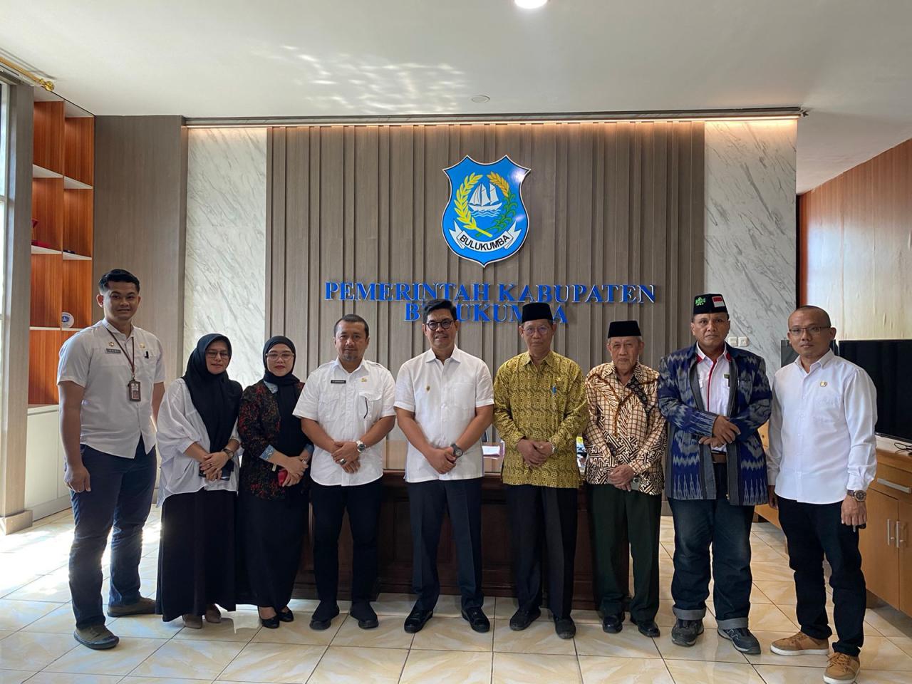 Gambar Plt Biro AUPK UIN Alauddin Koordinasi Pemkab Bulukumba Penyelesaian Sertifikat Tukar Guling Tanah